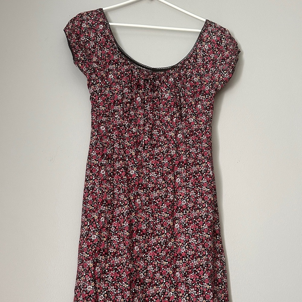 Vintage 90’s Bentley Floral Cap Sleeve Dress size MP